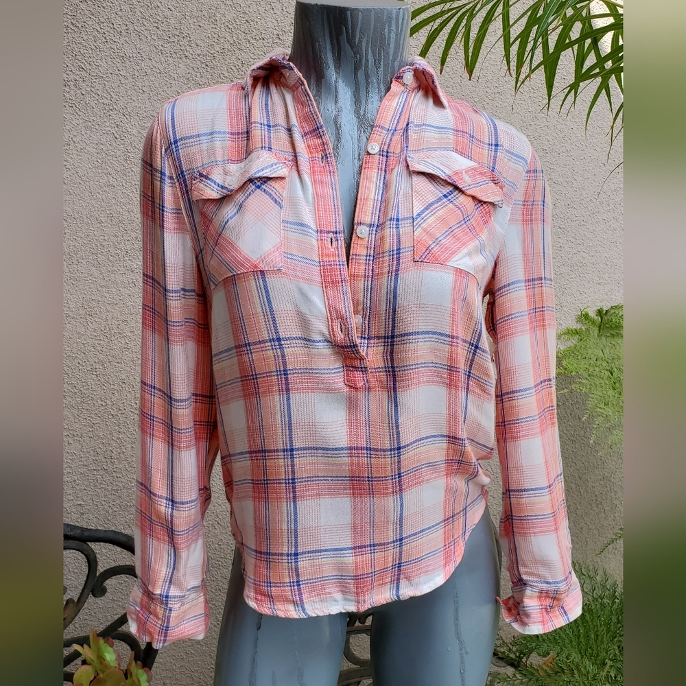 MUDD GIRLS NWT PLAID TOP